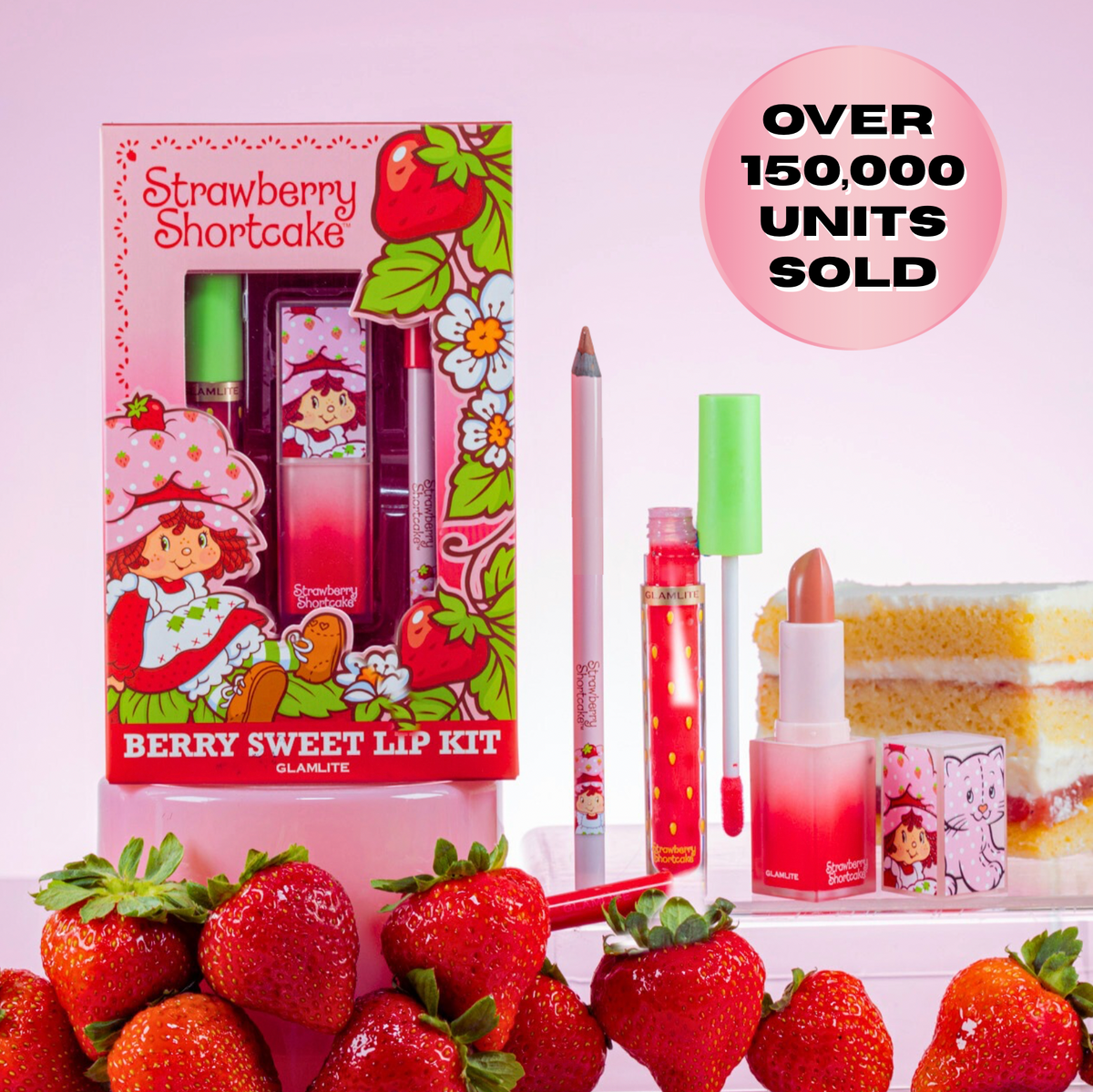Strawberry Shortcake Berry Sweet Lip Kit – Glamlite