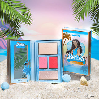 Barbie x Glamlite "Sunkissed" (Blue) Complexion Kit
