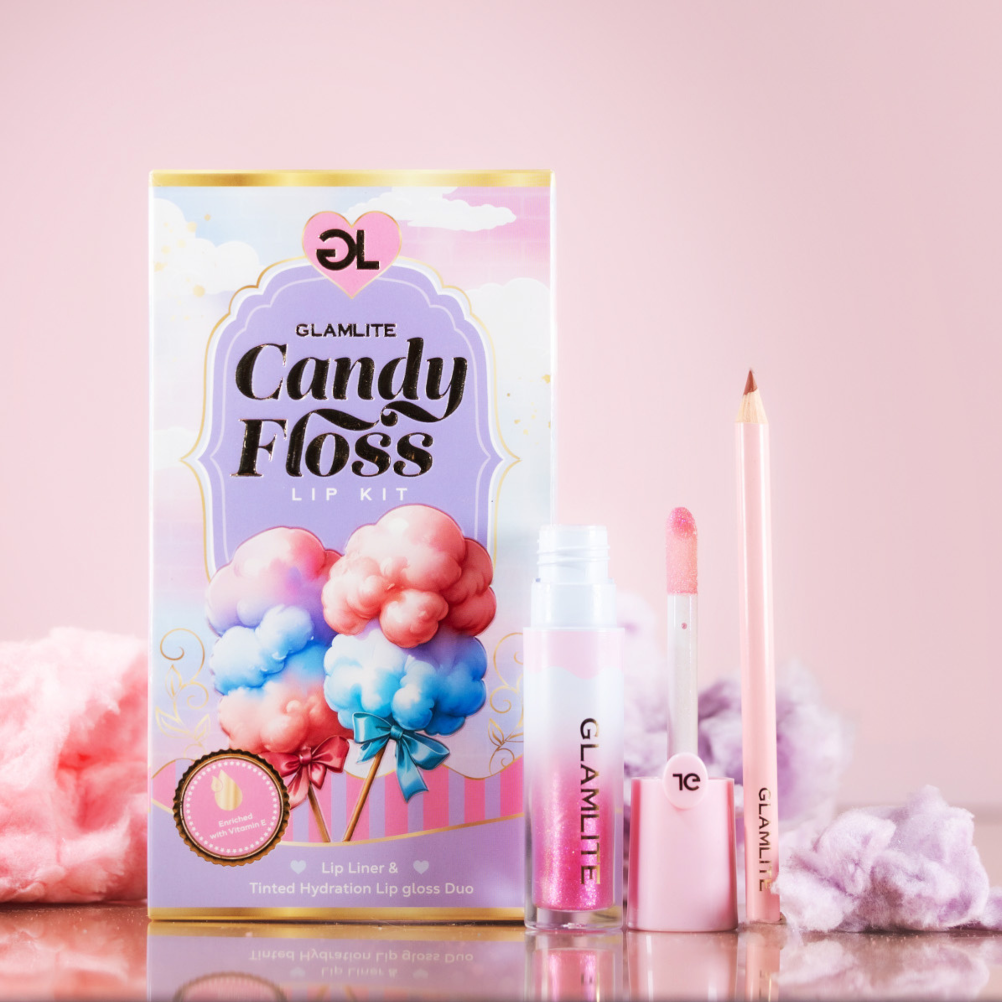 Candy Floss Lip Kit Glamlite Candy Floss Lip Kit Glamlite
