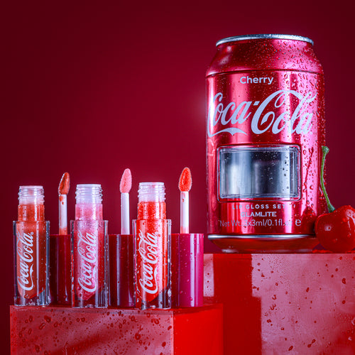 Coca-Cola & Glamlite Cherry Lip Gloss Set