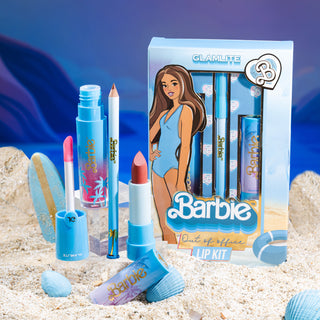 Barbie x Glamlite "Out of Office" Lip Kit