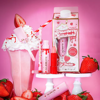 Strawberry Milkshake Lip Shake Lip Kit