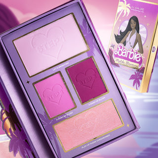 Barbie x Glamlite "Malibu Memories" (Purple) Complexion Kit