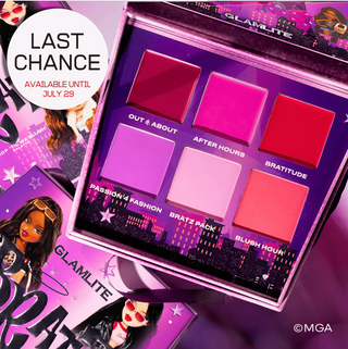 Bratz x Glamlite Shop 'Til We Blush Palette