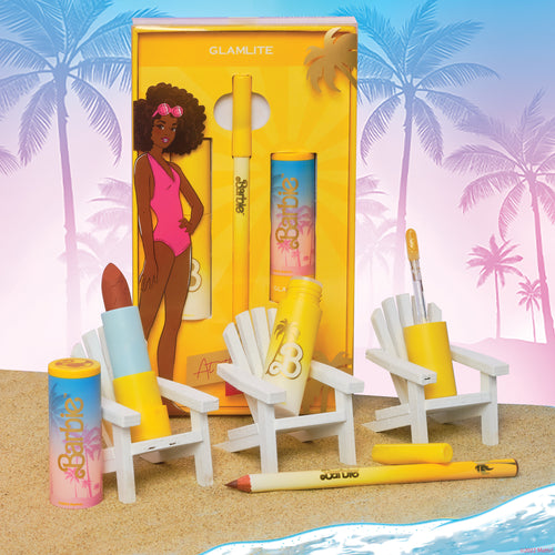 Barbie™ x GLAMLITE At the Beach Lip Kit